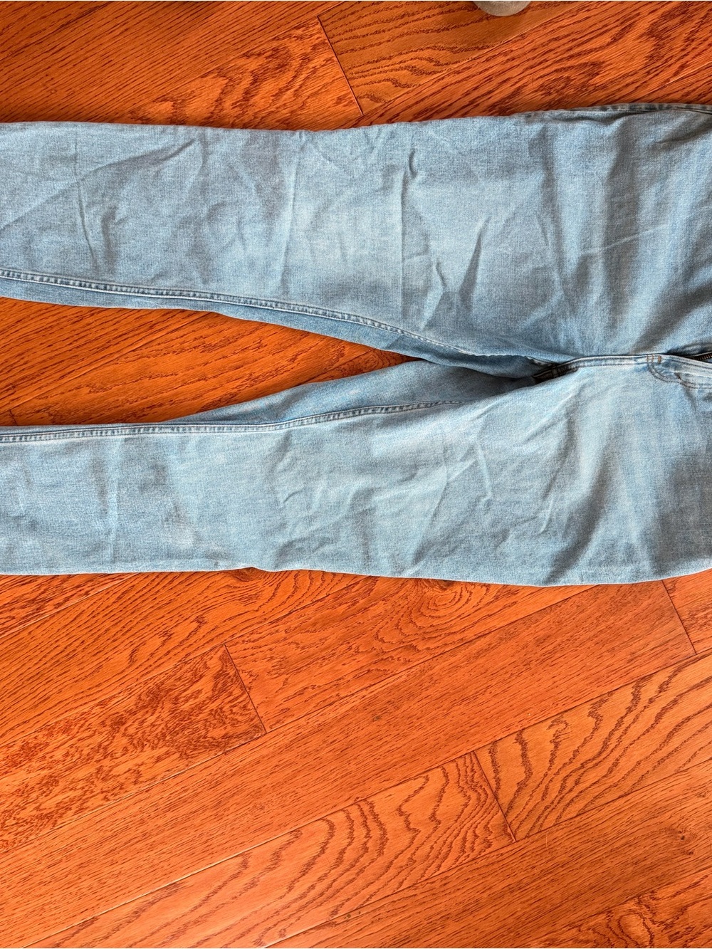 Abercrombie & Fitch Light Wash Straight Leg Jeans